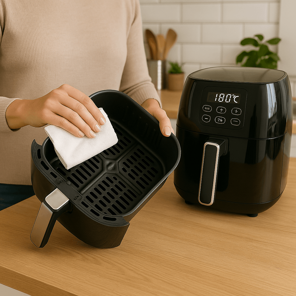 image facilité et entretien airfryer